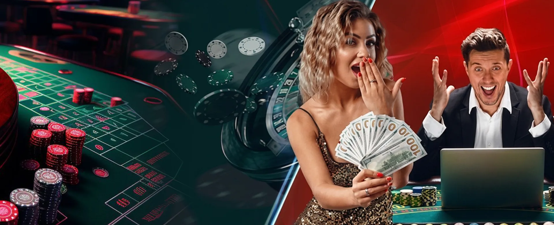 Dynamic mobile casino background with trivia elements